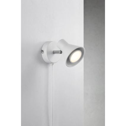 Nordlux - Sienas gaismeklis EIK 1xGU10/35W/230V balts