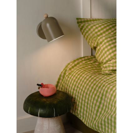 Nordlux - sienas gaismeklis GASTON 1xE27/15W/230V brūns