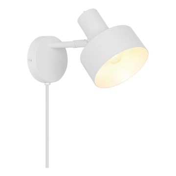 Nordlux - Sienas gaismeklis MATIS 1xE27/15W/230V balts