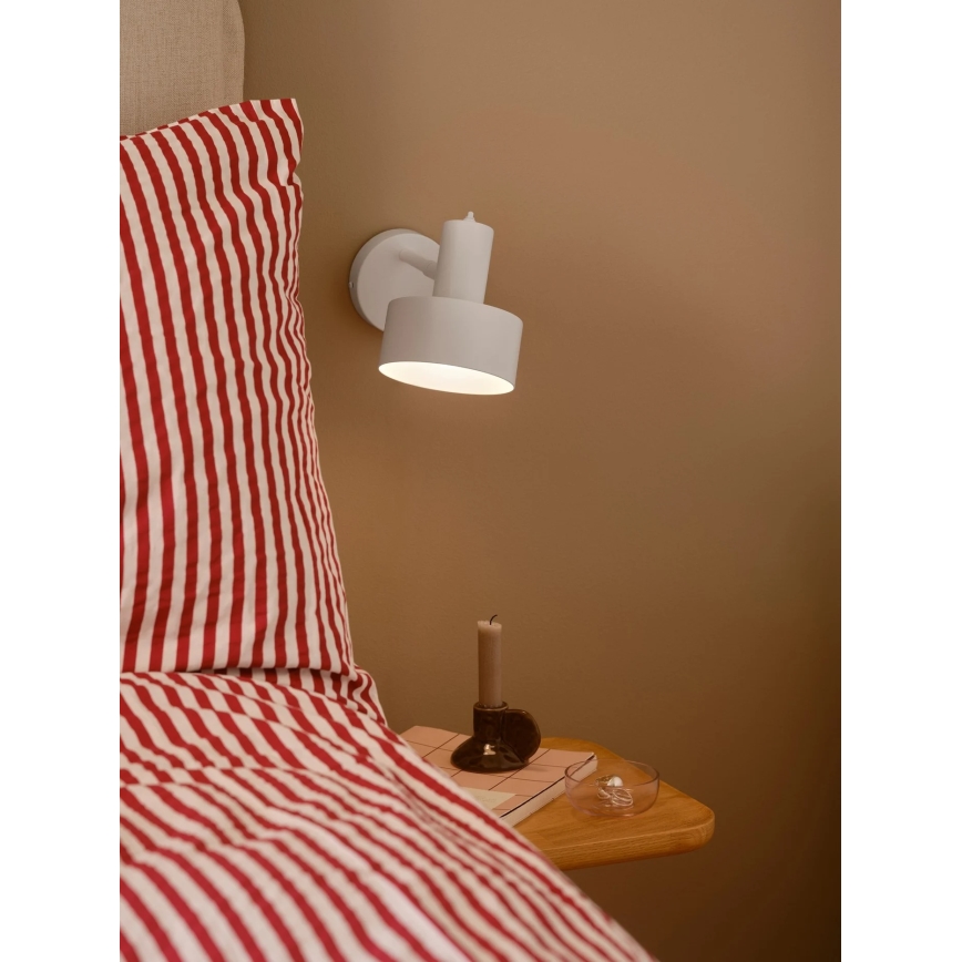 Nordlux - Sienas gaismeklis MATIS 1xE27/15W/230V balts