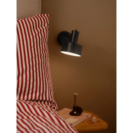 Nordlux - Sienas gaismeklis MATIS 1xE27/15W/230V melns