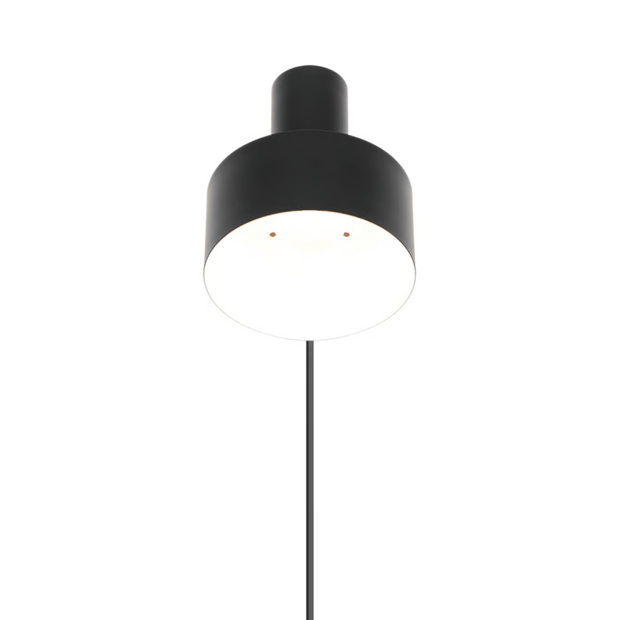 Nordlux - Sienas gaismeklis MATIS 1xE27/15W/230V melns