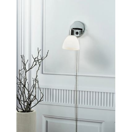 Nordlux - Sienas gaismeklis RAY 1xE14/25W/230V balts