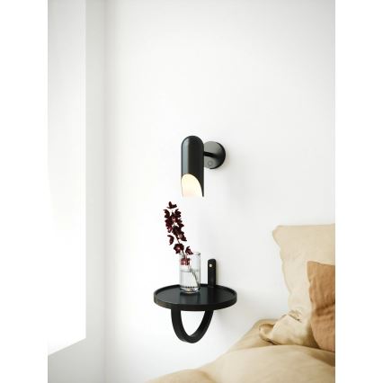 Nordlux - Sienas gaismeklis ROCHELLE 1xGU10/8W/230V melns