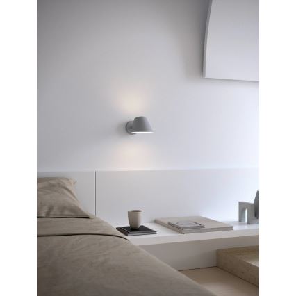 Nordlux - Sienas gaismeklis STAY 1xE27/60W/230V pelēks