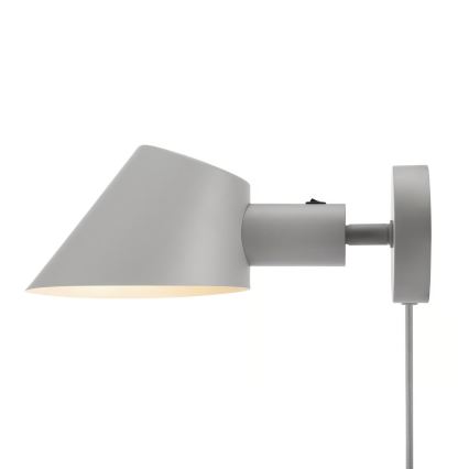 Nordlux - Sienas gaismeklis STAY 1xE27/60W/230V pelēks