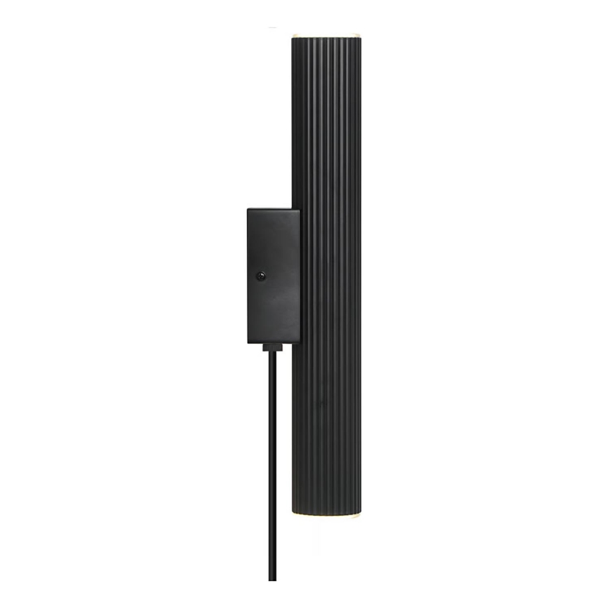 Nordlux - Sienas gaismeklis VICO 2xGU10/5W/230V melns