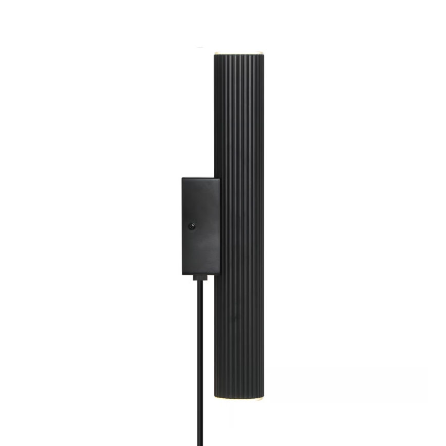 Nordlux - Sienas gaismeklis VICO 2xGU10/5W/230V melns
