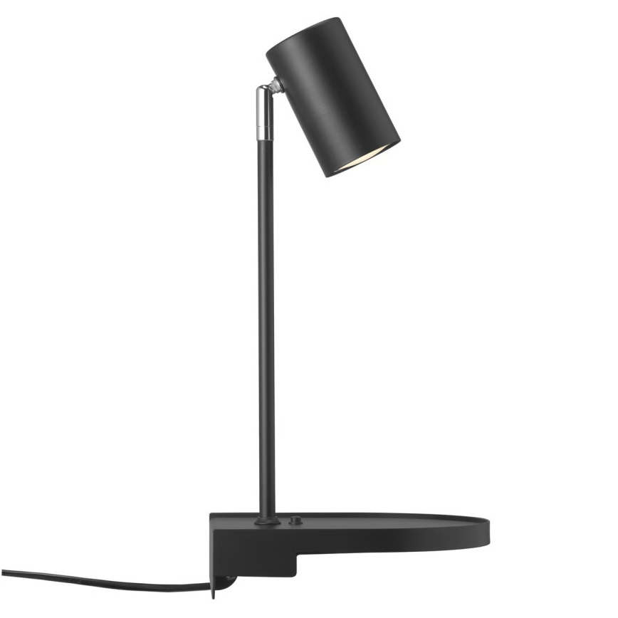 Nordlux - Sienas lampa ar plauktu CODY 1xGU10/15W/230V balta