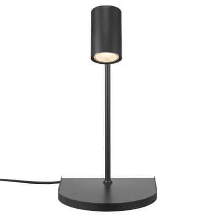 Nordlux - Sienas lampa ar plauktu CODY 1xGU10/15W/230V melna