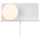 Nordlux - Sienas lampa ar plauktu LILIBETH 1xE14/25W/230V balta