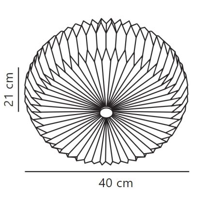 Nordlux - Sienas lampa BELLOY 2xE27/25W/230V d. 40 cm