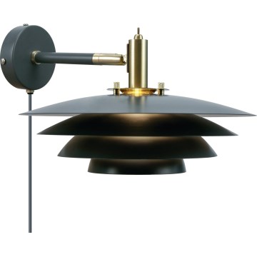 Nordlux - Sienas lampa BRETAGNE 1xG9/25W/230V antracīta