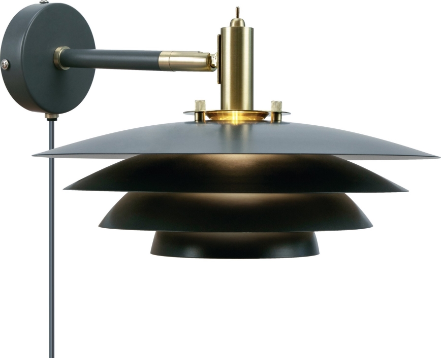 Nordlux - Sienas lampa BRETAGNE 1xG9/25W/230V antracīta