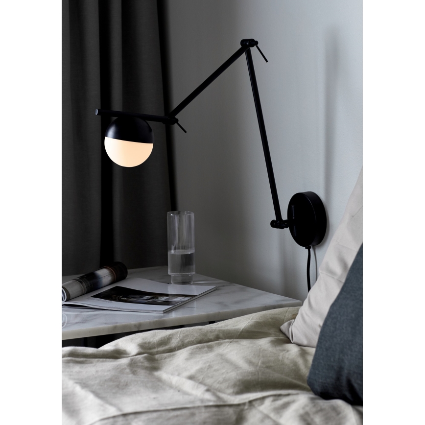 Nordlux - Sienas lampa CONTINA 1xG9/5W/230V melna