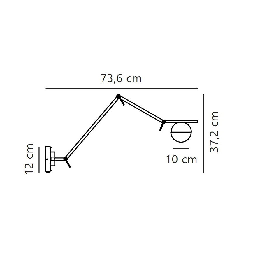 Nordlux - Sienas lampa CONTINA 1xG9/5W/230V melna