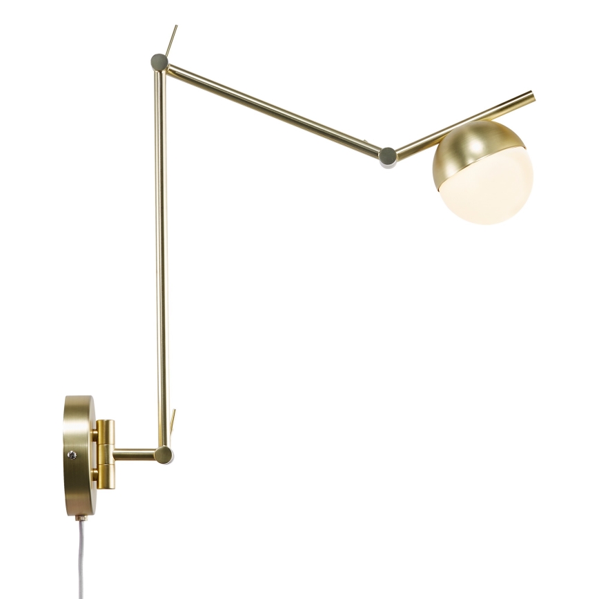 Nordlux - Sienas lampa CONTINA 1xG9/5W/230V misiņš