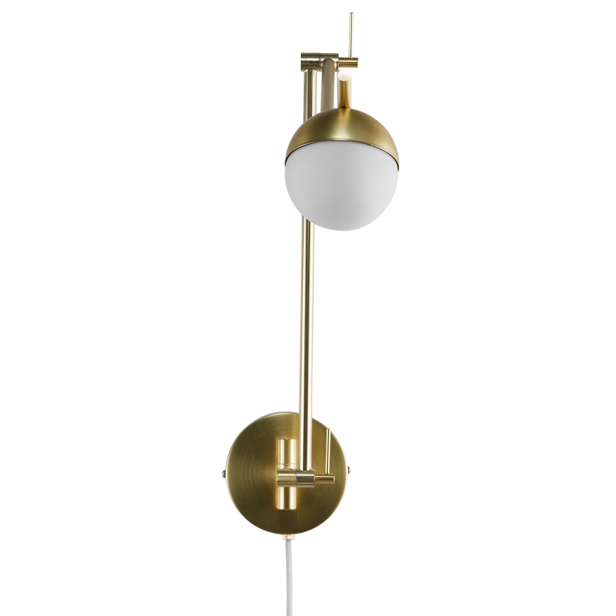 Nordlux - Sienas lampa CONTINA 1xG9/5W/230V misiņš