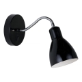 Nordlux - Sienas lampa CYCLONE 1xE14/15W/230V melna