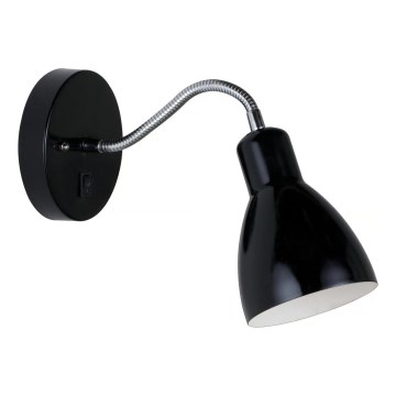Nordlux - Sienas lampa CYCLONE 1xE14/15W/230V melna