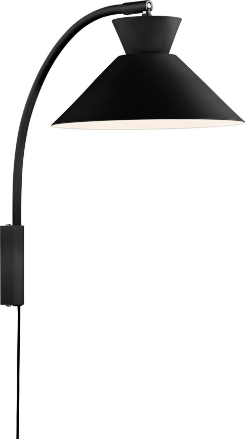 Nordlux - Sienas lampa DIAL 1xE27/40W/230V melna