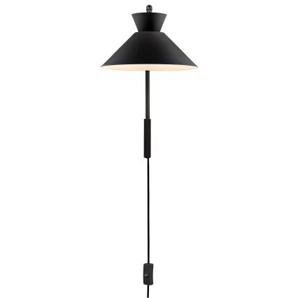 Nordlux - Sienas lampa DIAL 1xE27/40W/230V melna