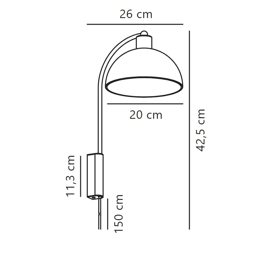 Nordlux - Sienas lampa ELLEN 1xE14/40W/230V balta