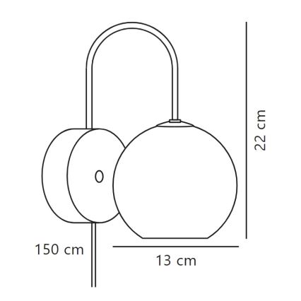 Nordlux - Sienas lampa FRANCA 1xE14/40W/230V