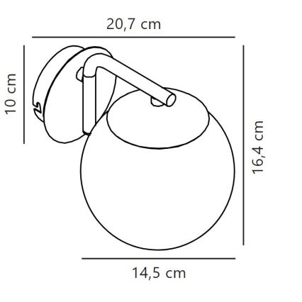 Nordlux - Sienas lampa GRANT 1xE14/40W/230V zelta
