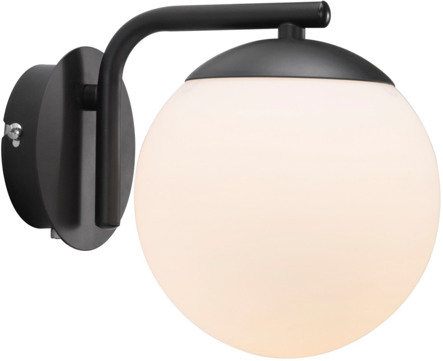 Nordlux - Sienas lampa GRANT 1xE14/40W/230V melna