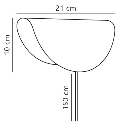 Nordlux - Sienas lampa MODEL 1xE14/25W/230V bēša