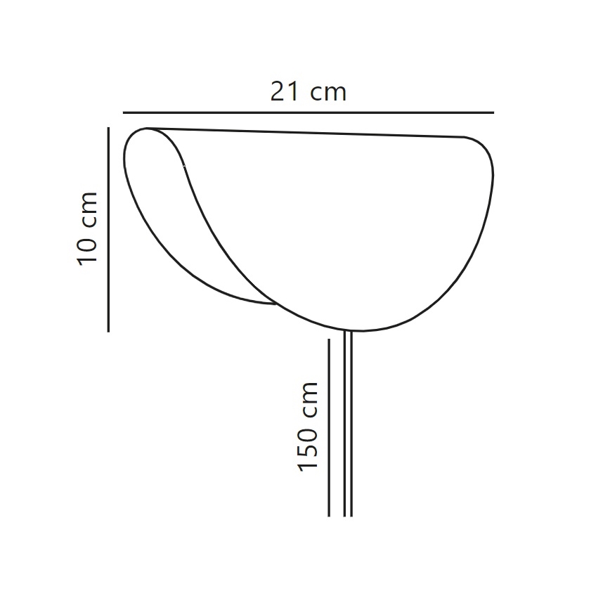 Nordlux - Sienas lampa MODEL 1xE14/25W/230V bēša