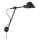 Nordlux - Sienas lampa STAY 1xE27/60W/230V melna