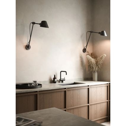 Nordlux - Sienas lampa STAY 1xE27/60W/230V melna