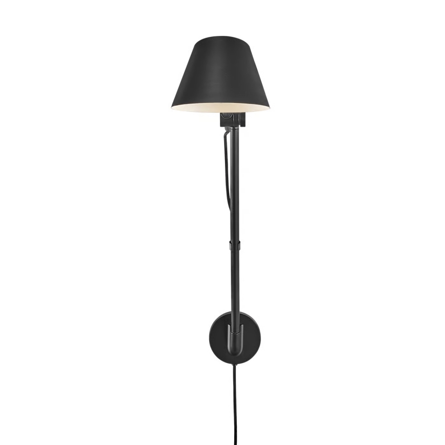 Nordlux - Sienas lampa STAY 1xE27/60W/230V melna