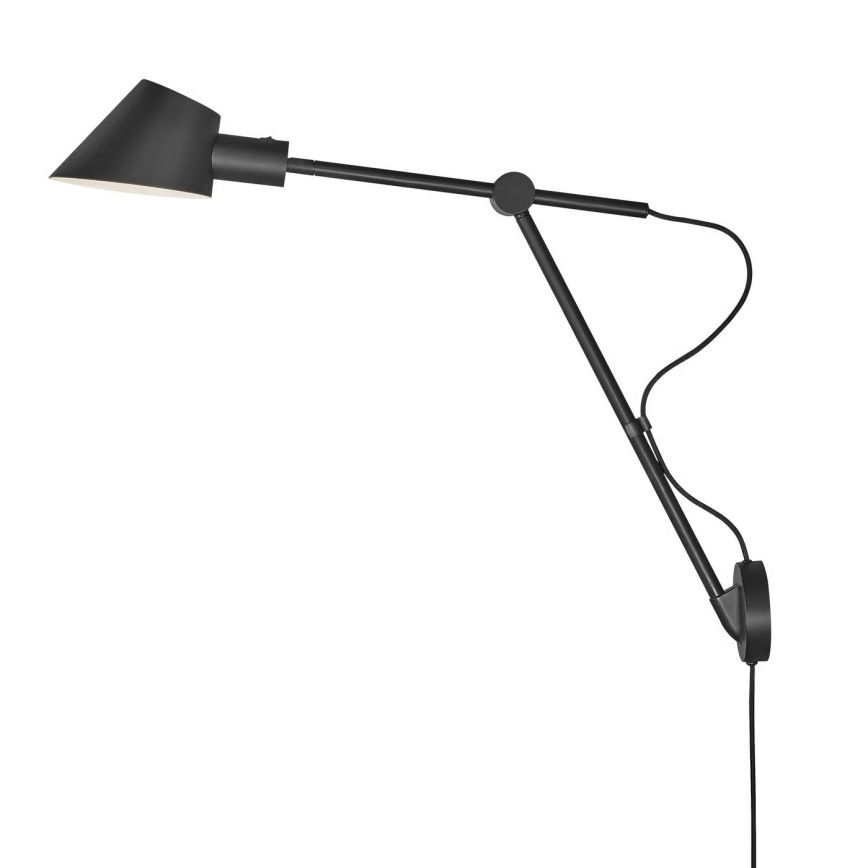 Nordlux - Sienas lampa STAY 1xE27/60W/230V melna