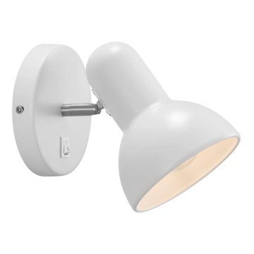 Nordlux - Sienas lampa TEXAS 1xE27/60W/230V balta