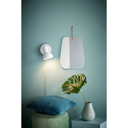 Nordlux - Sienas lampa TEXAS 1xE27/60W/230V balta