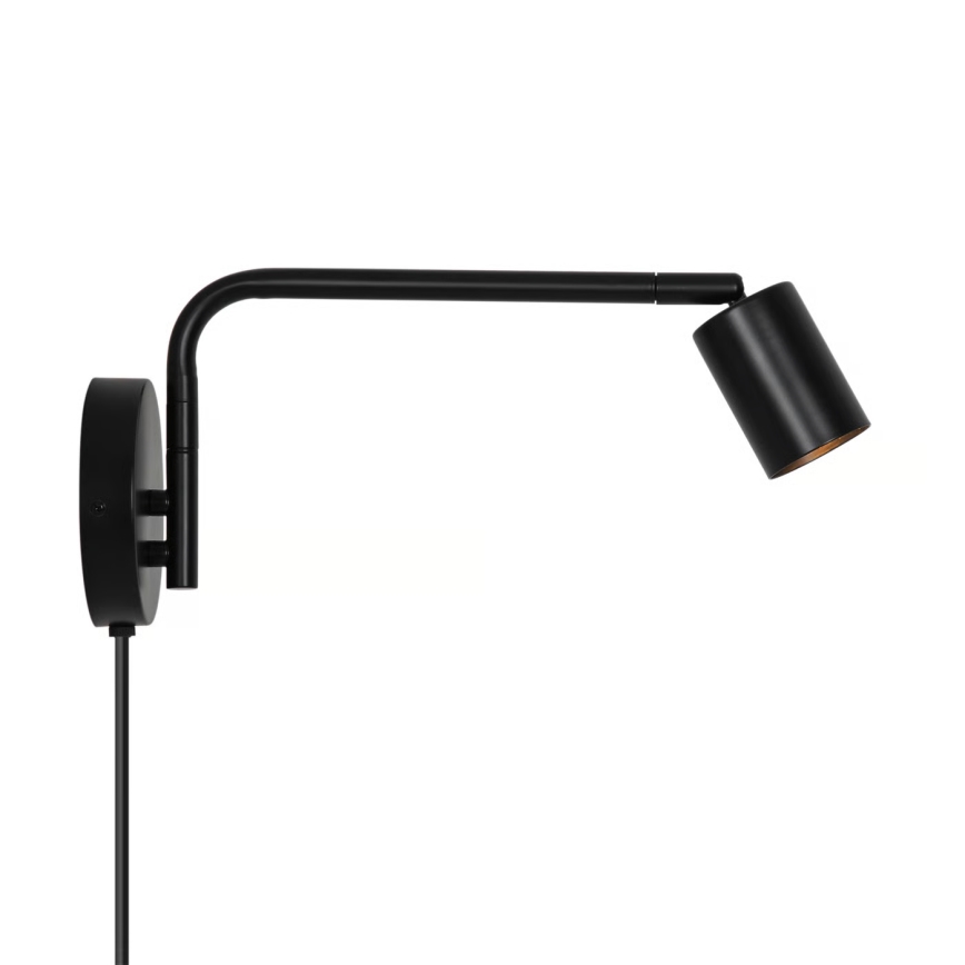 Nordlux - Sienas prožektors EXPLORE 1xGU10/5W/230V melns