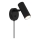 Nordlux - sienas spot gaismeklis VICO 1xGU10/5W/230V melns