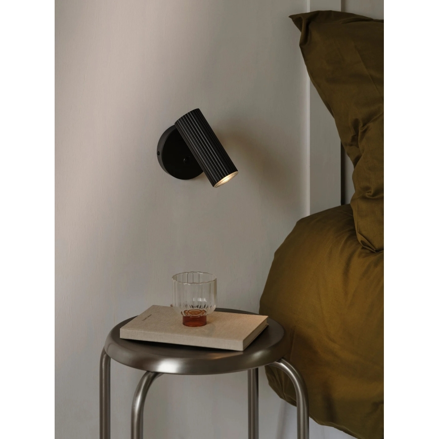 Nordlux - sienas spot gaismeklis VICO 1xGU10/5W/230V melns