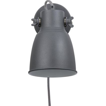 Nordlux - Sienas starmetis ADRIAN 1xE27/25W/230V antracīta