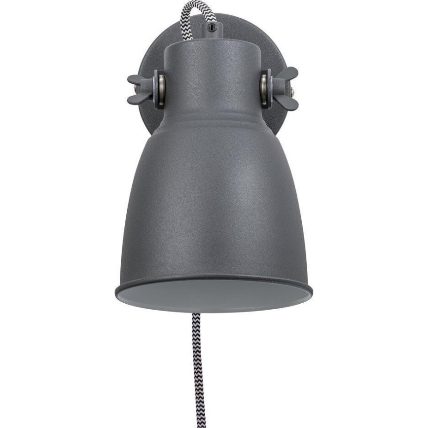 Nordlux - Sienas starmetis ADRIAN 1xE27/25W/230V antracīta