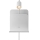Nordlux - Sienas starmetis ar plauktu un USB ROOMI 1xGU10/8W/230V balta