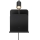Nordlux - Sienas starmetis ar plauktu un USB ROOMI 1xGU10/8W/230V melna