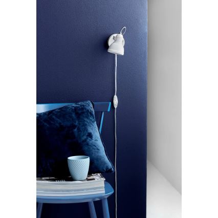 Nordlux - Sienas starmetis ASLAK 1xGU10/35W/230V balta