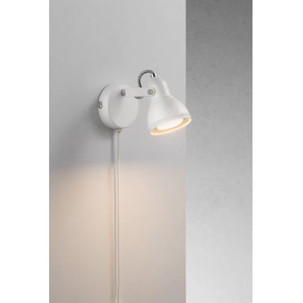 Nordlux - Sienas starmetis ASLAK 1xGU10/35W/230V balta