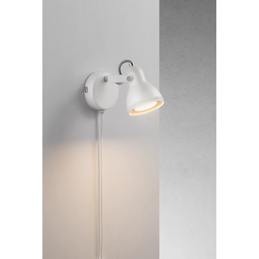 Nordlux - Sienas starmetis ASLAK 1xGU10/35W/230V balta