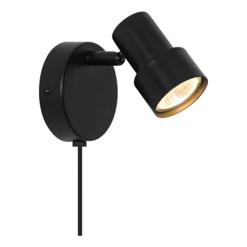 Nordlux - Sienas starmetis BOSTON 1xGU10/5W/230V melna