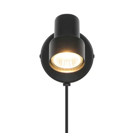 Nordlux - Sienas starmetis BOSTON 1xGU10/5W/230V melna